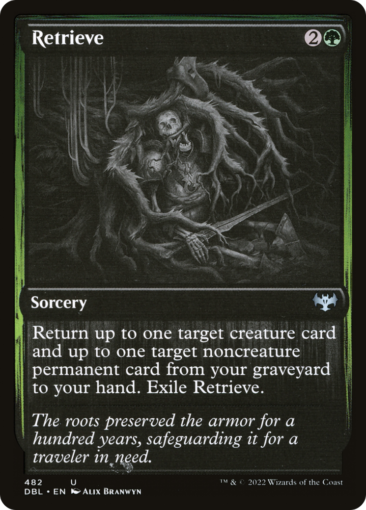 Retrieve (DBL-482) - Innistrad: Double Feature Foil - Premium MTG Single from Wizards of the Coast - Just $0.08! Shop now at Game Crave Tournament Store
