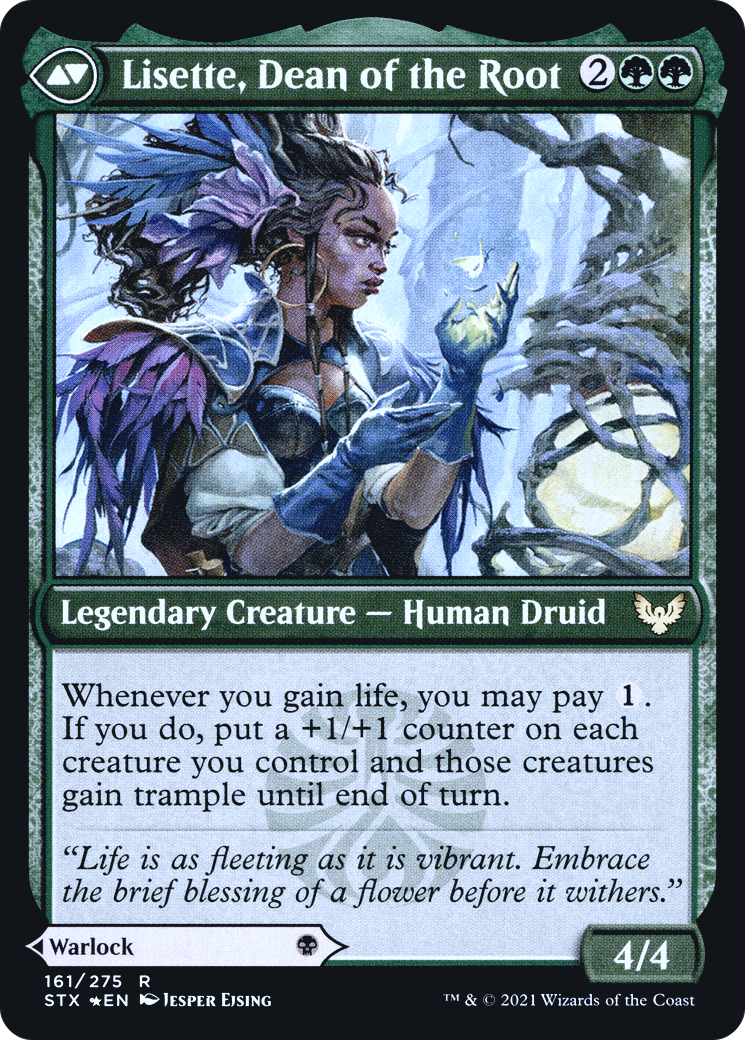 Valentin, Dean of the Vein // Lisette, Dean of the Root (PSTX-161S) - Strixhaven: School of Mages Promos Foil - Premium MTG Single from Wizards of the Coast - Just $0.25! Shop now at Game Crave Tournament Store