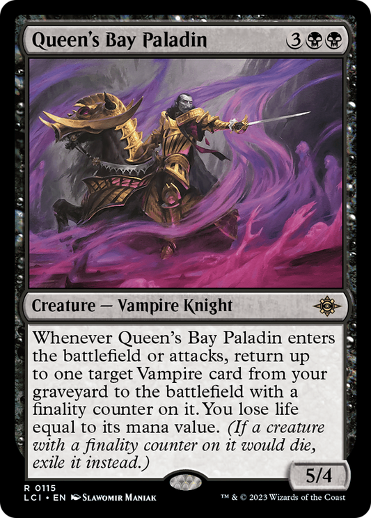 Queen's Bay Paladin (LCI-115) - The Lost Caverns of Ixalan Foil - Premium MTG Single from Wizards of the Coast - Just $0.08! Shop now at Game Crave Tournament Store