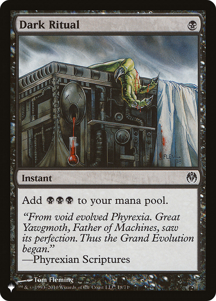 Dark Ritual (PLIST-840) - The List - Premium MTG Single from Wizards of the Coast - Just $4.04! Shop now at Game Crave Tournament Store