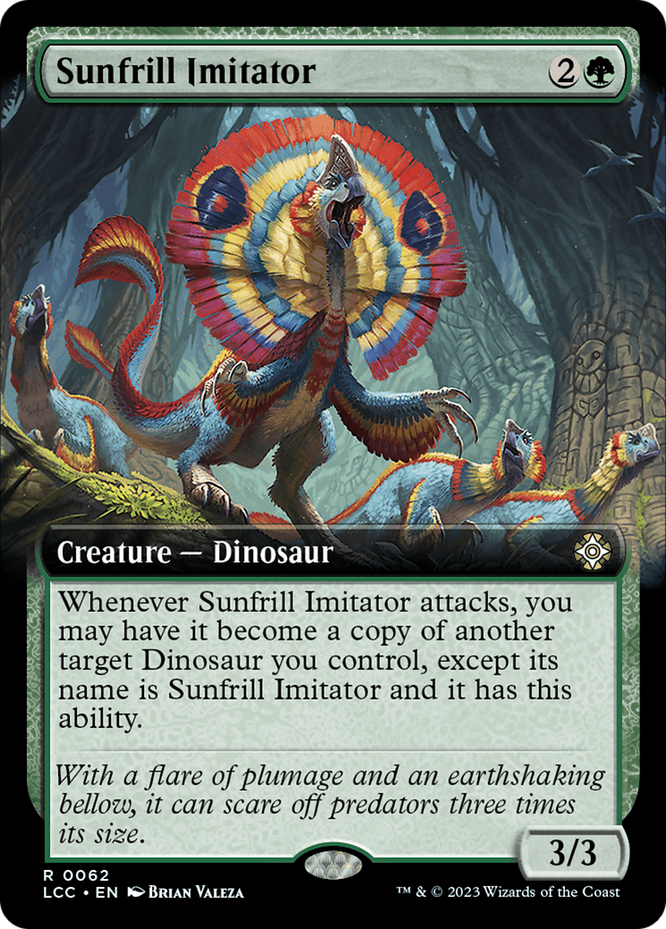 Sunfrill Imitator (LCC-062) - The Lost Caverns of Ixalan Commander: (Extended Art) Foil - Premium MTG Single from Wizards of the Coast - Just $0.58! Shop now at Game Crave Tournament Store