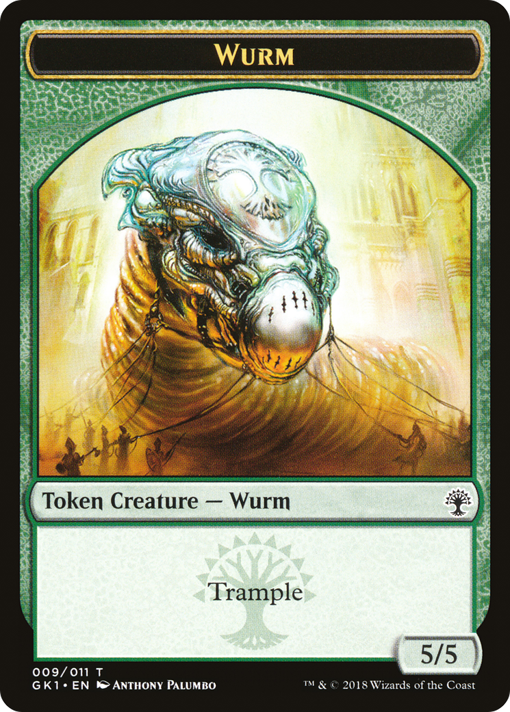 Wurm // Saproling (TGK1-009) - GRN Guild Kit Tokens - Premium MTG Single from Wizards of the Coast - Just $0.29! Shop now at Game Crave Tournament Store