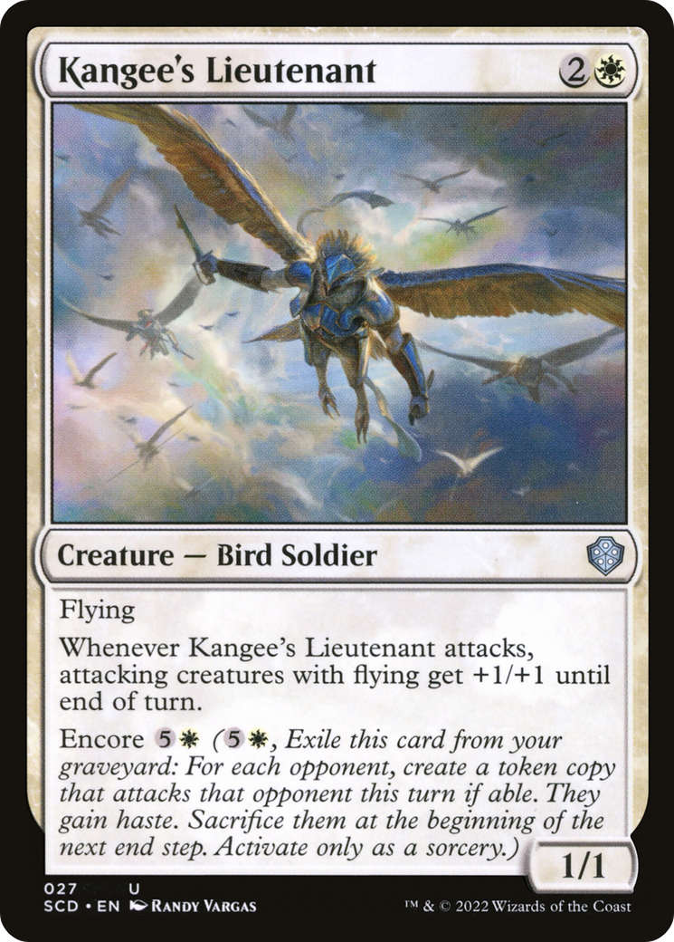 Kangee's Lieutenant (SCD-027) - Starter Commander Decks - Premium MTG Single from Wizards of the Coast - Just $0.08! Shop now at Game Crave Tournament Store