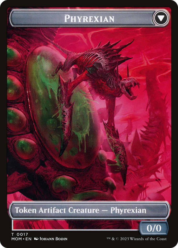 Incubator // Phyrexian (TMOM-017) - March of the Machine Tokens Foil - Premium MTG Single from Wizards of the Coast - Just $0! Shop now at Game Crave Tournament Store