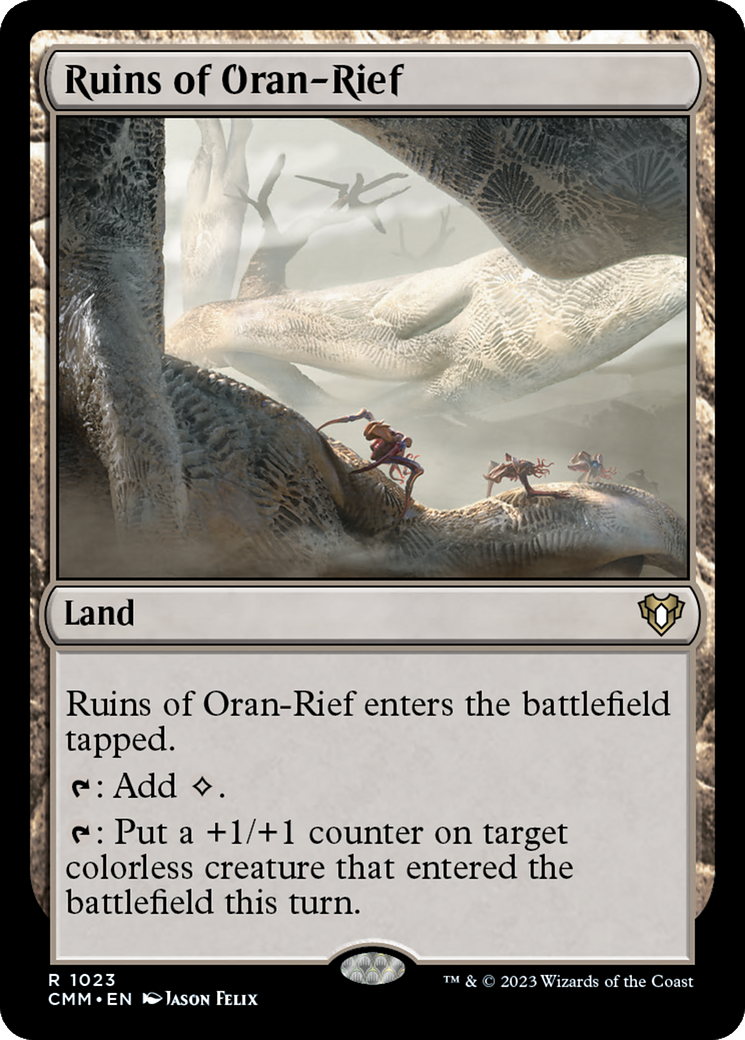 Ruins of Oran-Rief (CMM-1023) - Commander Masters - Premium MTG Single from Wizards of the Coast - Just $0.08! Shop now at Game Crave Tournament Store