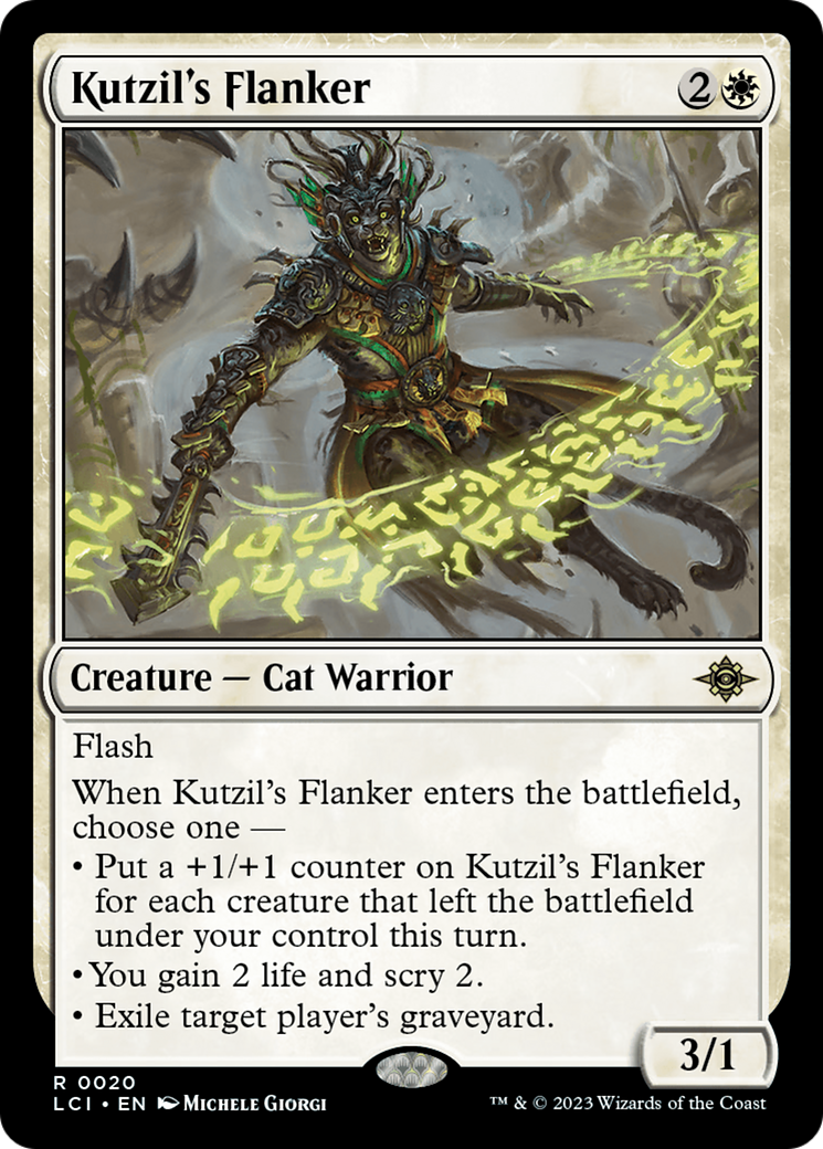 Kutzil's Flanker (LCI-020) - The Lost Caverns of Ixalan Foil - Premium MTG Single from Wizards of the Coast - Just $0.08! Shop now at Game Crave Tournament Store