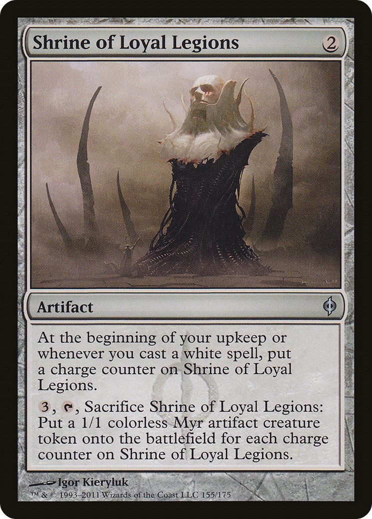 Shrine of Loyal Legions (NPH-155) - New Phyrexia - Premium MTG Single from Wizards of the Coast - Just $0.08! Shop now at Game Crave Tournament Store