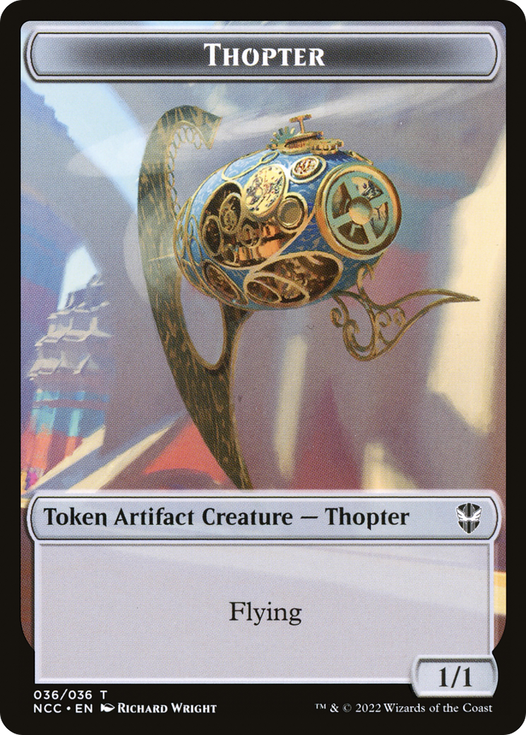 Thopter (TNCC-036) - New Capenna Commander Tokens Foil - Premium MTG Single from Wizards of the Coast - Just $0! Shop now at Game Crave Tournament Store