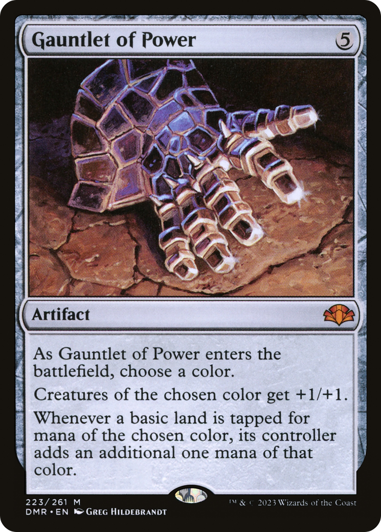 Gauntlet of Power (DMR-223) - Dominaria Remastered - Premium MTG Single from Wizards of the Coast - Just $0.91! Shop now at Game Crave Tournament Store