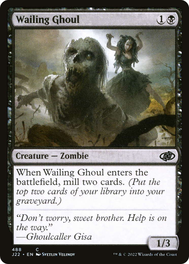 Wailing Ghoul (J22-488) - Jumpstart 2022 - Premium MTG Single from Wizards of the Coast - Just $0.25! Shop now at Game Crave Tournament Store