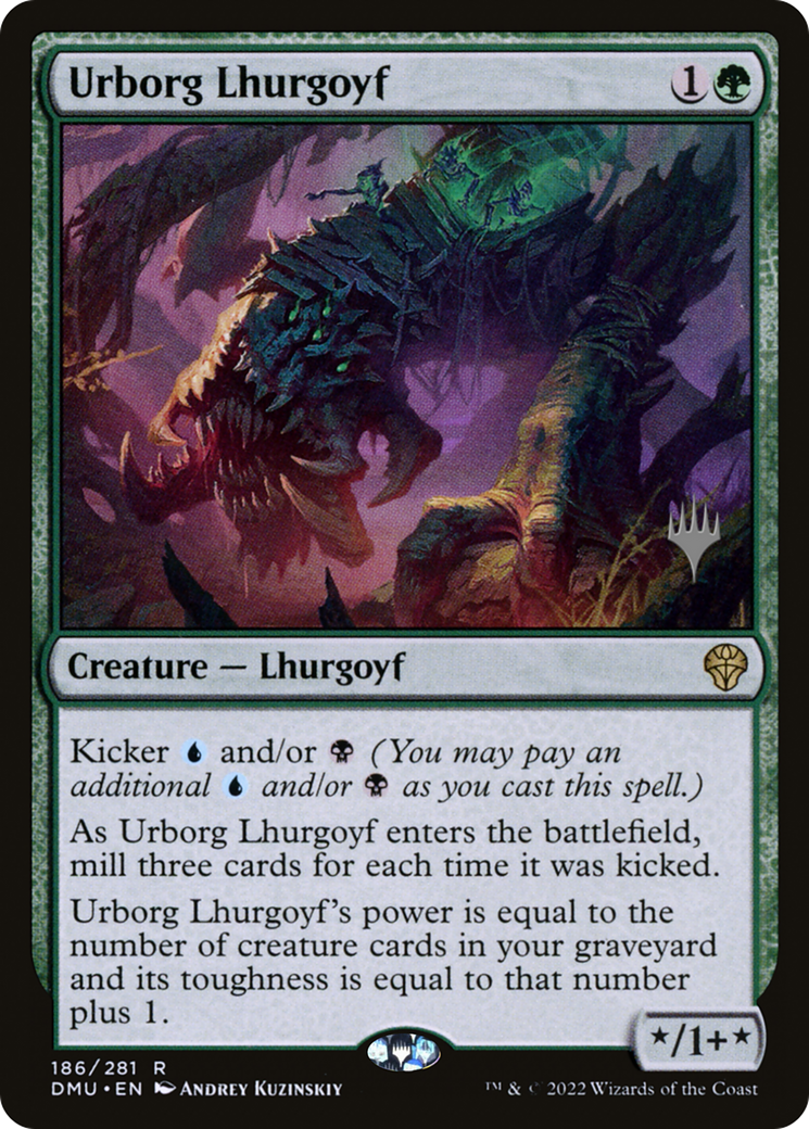 Urborg Lhurgoyf (PDMU-186P) - Dominaria United Promos Foil - Premium MTG Single from Wizards of the Coast - Just $0.10! Shop now at Game Crave Tournament Store