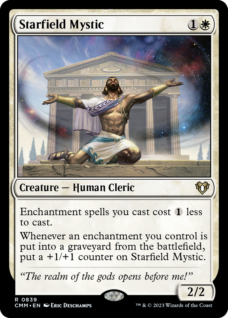 Starfield Mystic (CMM-839) - Commander Masters - Premium MTG Single from Wizards of the Coast - Just $0.08! Shop now at Game Crave Tournament Store