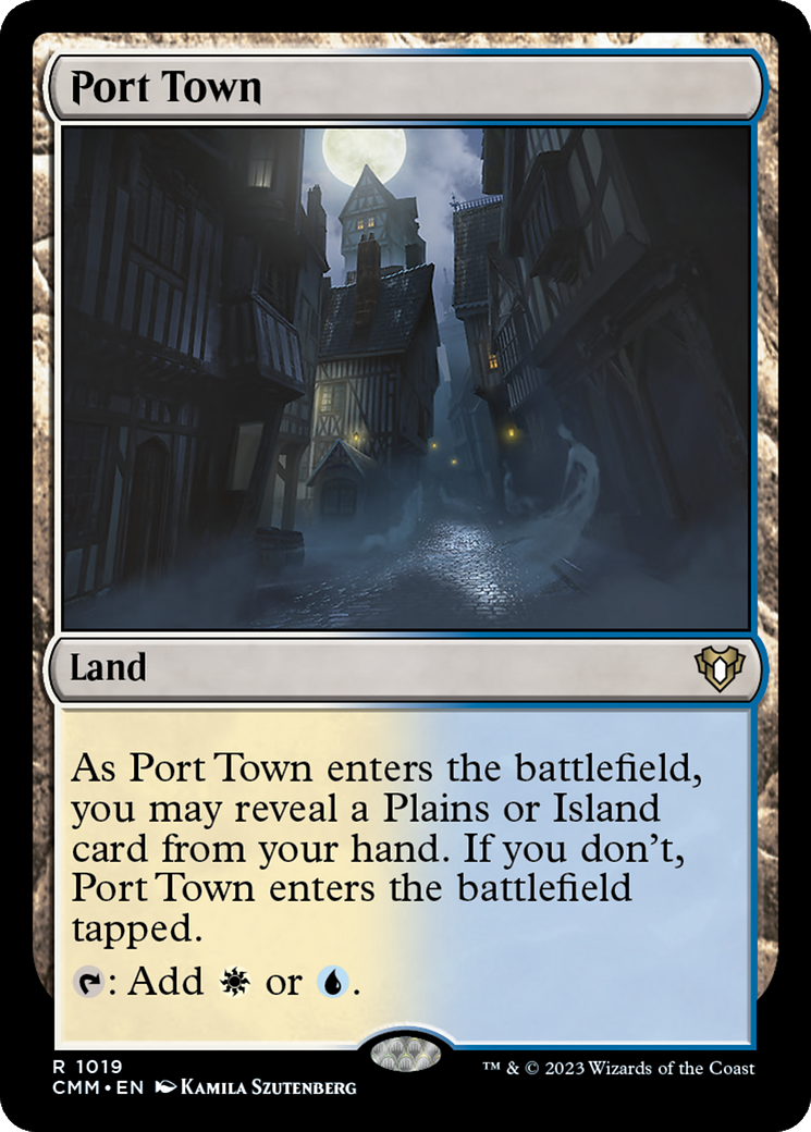 Port Town (CMM-1019) - Commander Masters - Premium MTG Single from Wizards of the Coast - Just $0.08! Shop now at Game Crave Tournament Store
