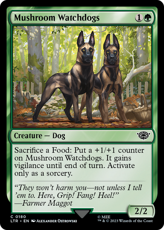 Mushroom Watchdogs (LTR-180) - The Lord of the Rings: Tales of Middle-earth - Premium MTG Single from Wizards of the Coast - Just $0.08! Shop now at Game Crave Tournament Store