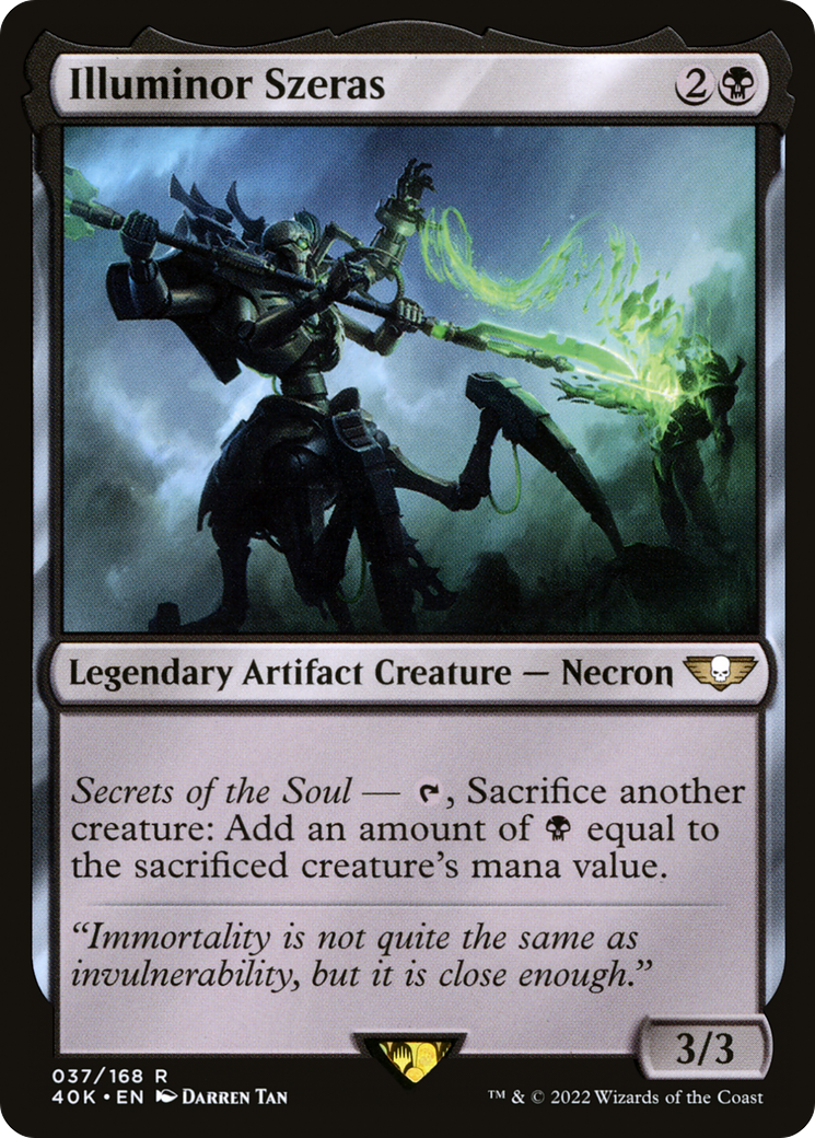 Illuminor Szeras (40K-037) - Warhammer 40,000 Commander - Premium MTG Single from Wizards of the Coast - Just $2.44! Shop now at Game Crave Tournament Store