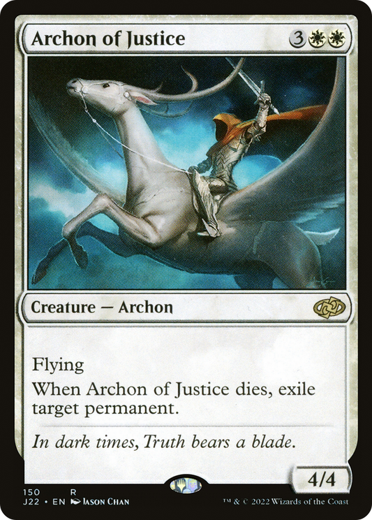 Archon of Justice (J22-150) - Jumpstart 2022 - Premium MTG Single from Wizards of the Coast - Just $0.25! Shop now at Game Crave Tournament Store