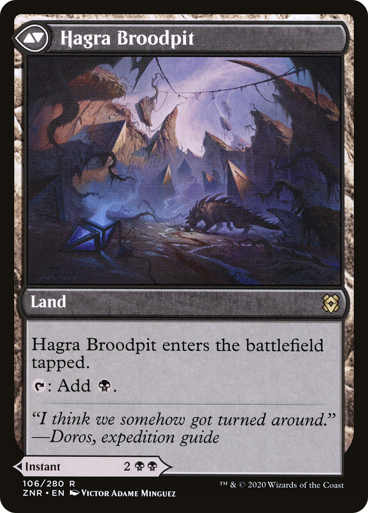 Hagra Mauling // Hagra Broodpit (PCTB-016) - From Cute to Brute - Premium MTG Single from Wizards of the Coast - Just $0.47! Shop now at Game Crave Tournament Store