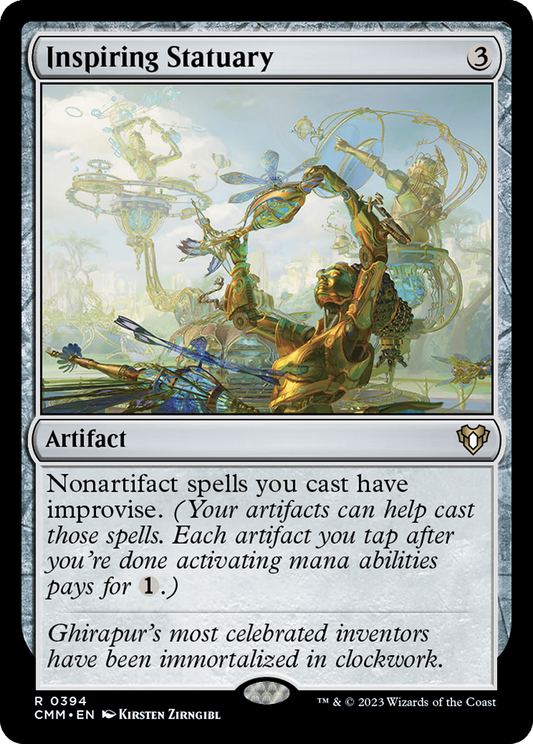 Inspiring Statuary (CMM-394) - Commander Masters - Premium MTG Single from Wizards of the Coast - Just $0.08! Shop now at Game Crave Tournament Store