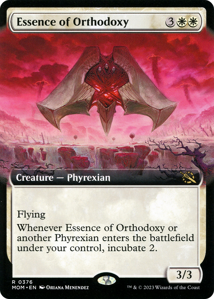 Essence of Orthodoxy (MOM-376) - March of the Machine: (Extended Art) - Premium MTG Single from Wizards of the Coast - Just $0.16! Shop now at Game Crave Tournament Store
