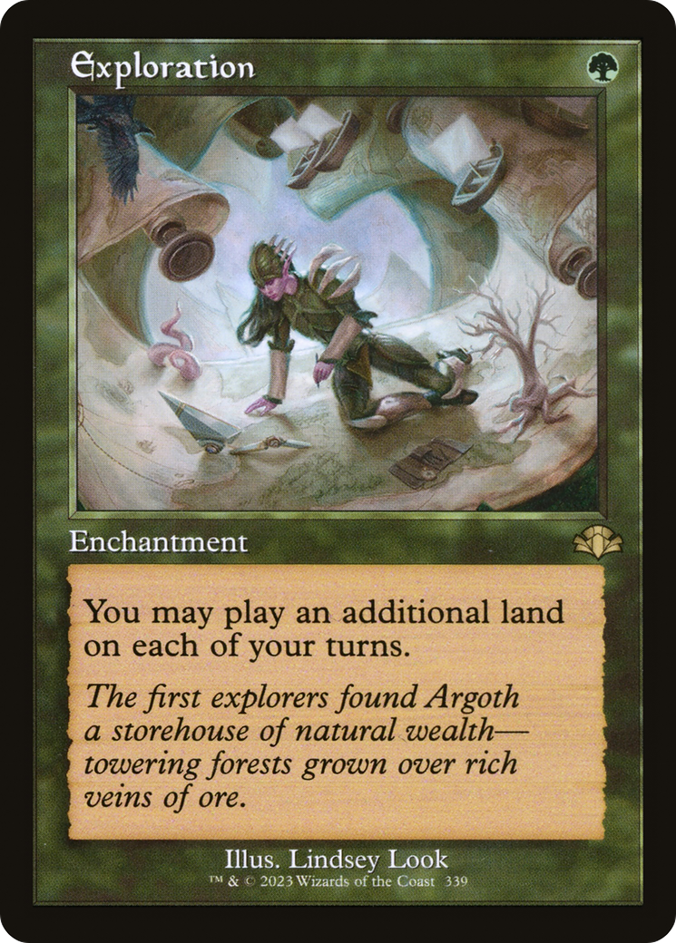 Exploration (DMR-339) - Dominaria Remastered Foil - Premium MTG Single from Wizards of the Coast - Just $5.16! Shop now at Game Crave Tournament Store