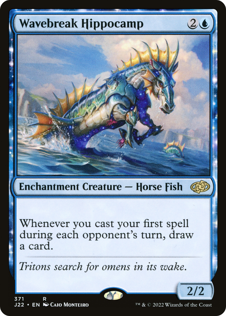 Wavebreak Hippocamp (J22-371) - Jumpstart 2022: (nyxtouched) - Premium MTG Single from Wizards of the Coast - Just $0.40! Shop now at Game Crave Tournament Store