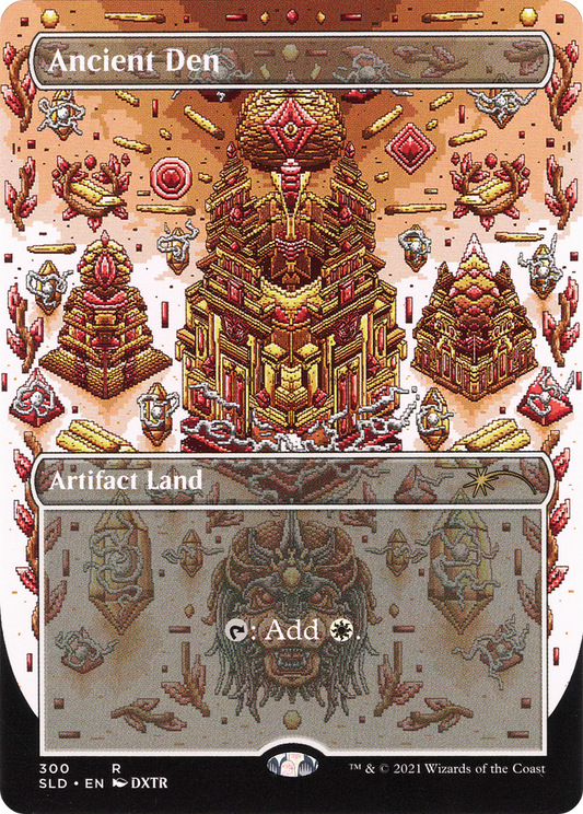 Ancient Den (SLD-300) - Secret Lair Drop (Borderless) Foil - Premium MTG Single from Wizards of the Coast - Just $8.98! Shop now at Game Crave Tournament Store