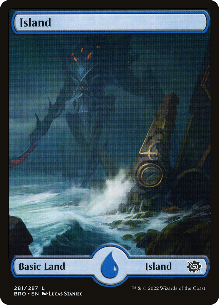 Island (BRO-281) - The Brothers' War Foil - Premium MTG Single from Wizards of the Coast - Just $0.10! Shop now at Game Crave Tournament Store