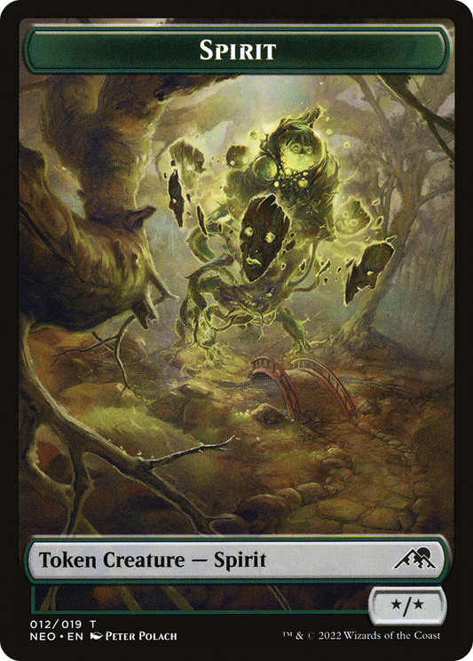 Spirit (TNEO-012) - Kamigawa: Neon Dynasty Tokens - Premium MTG Single from Wizards of the Coast - Just $0.11! Shop now at Game Crave Tournament Store