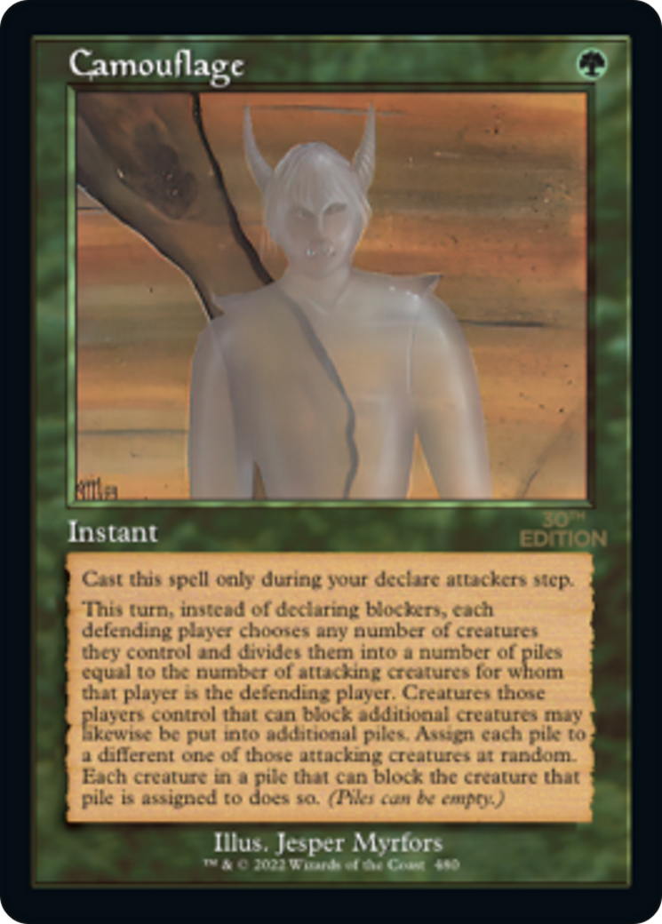 Camouflage (30A-480) - 30th Anniversary Edition - Premium MTG Single from Wizards of the Coast - Just $9.60! Shop now at Game Crave Tournament Store