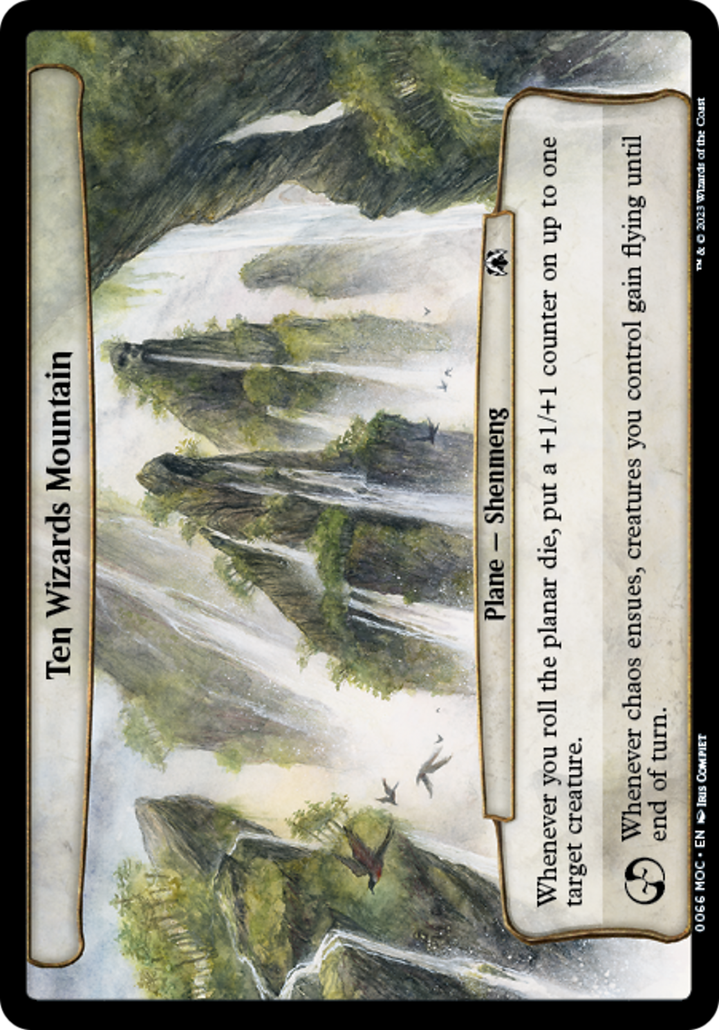 Ten Wizards Mountain (MOC-066) - March of the Machine Commander - Premium MTG Single from Wizards of the Coast - Just $0.13! Shop now at Game Crave Tournament Store