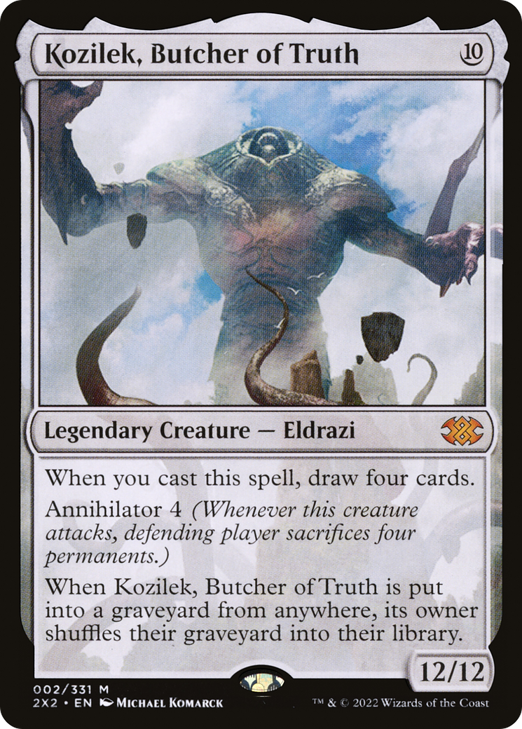 Kozilek, Butcher of Truth (2X2-002) - Double Masters 2022 Foil - Premium MTG Single from Wizards of the Coast - Just $11.95! Shop now at Game Crave Tournament Store