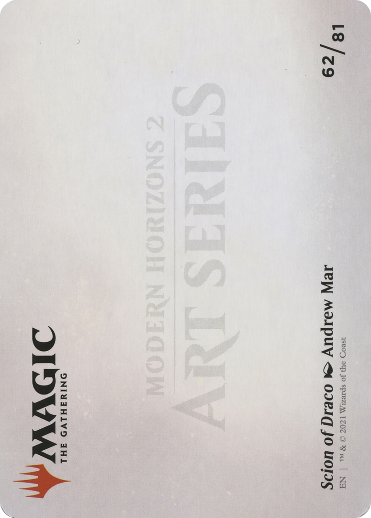 Scion of Draco // Scion of Draco (AMH2-062) - Modern Horizons 2 Art Series (Borderless) - Premium MTG Single from Wizards of the Coast - Just $0! Shop now at Game Crave Tournament Store