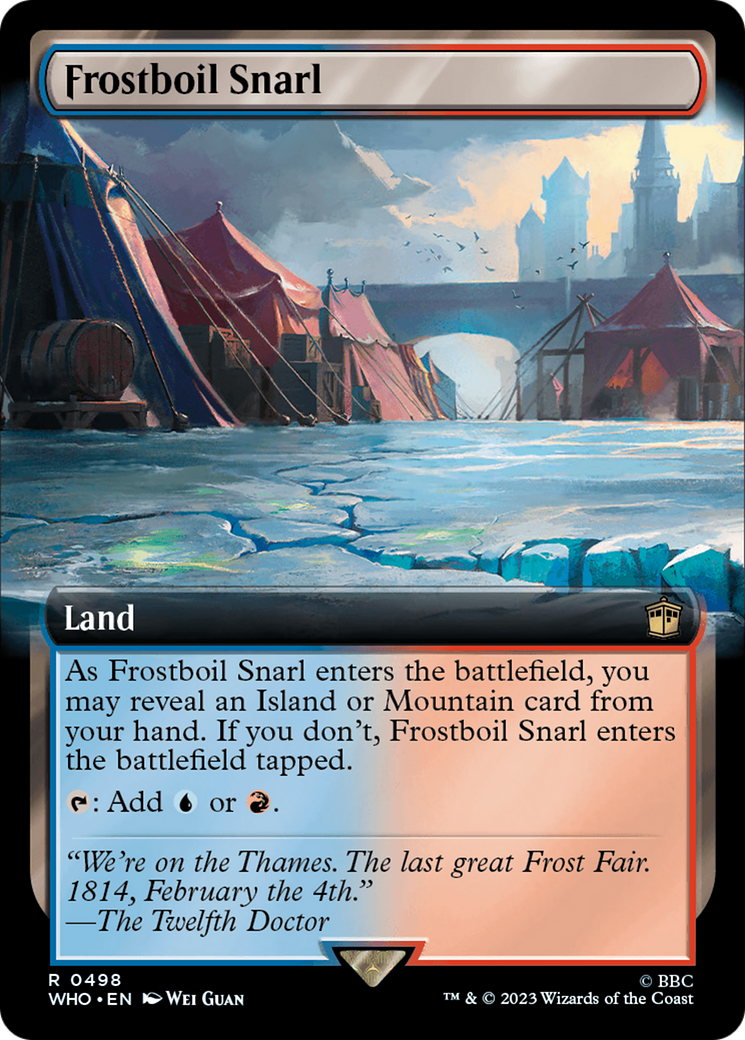 Frostboil Snarl (WHO-498) - Doctor Who: (Extended Art) - Premium MTG Single from Wizards of the Coast - Just $0.23! Shop now at Game Crave Tournament Store