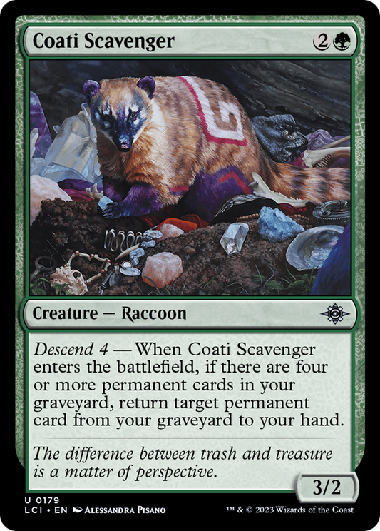 Coati Scavenger (LCI-179) - The Lost Caverns of Ixalan - Premium MTG Single from Wizards of the Coast - Just $0.08! Shop now at Game Crave Tournament Store