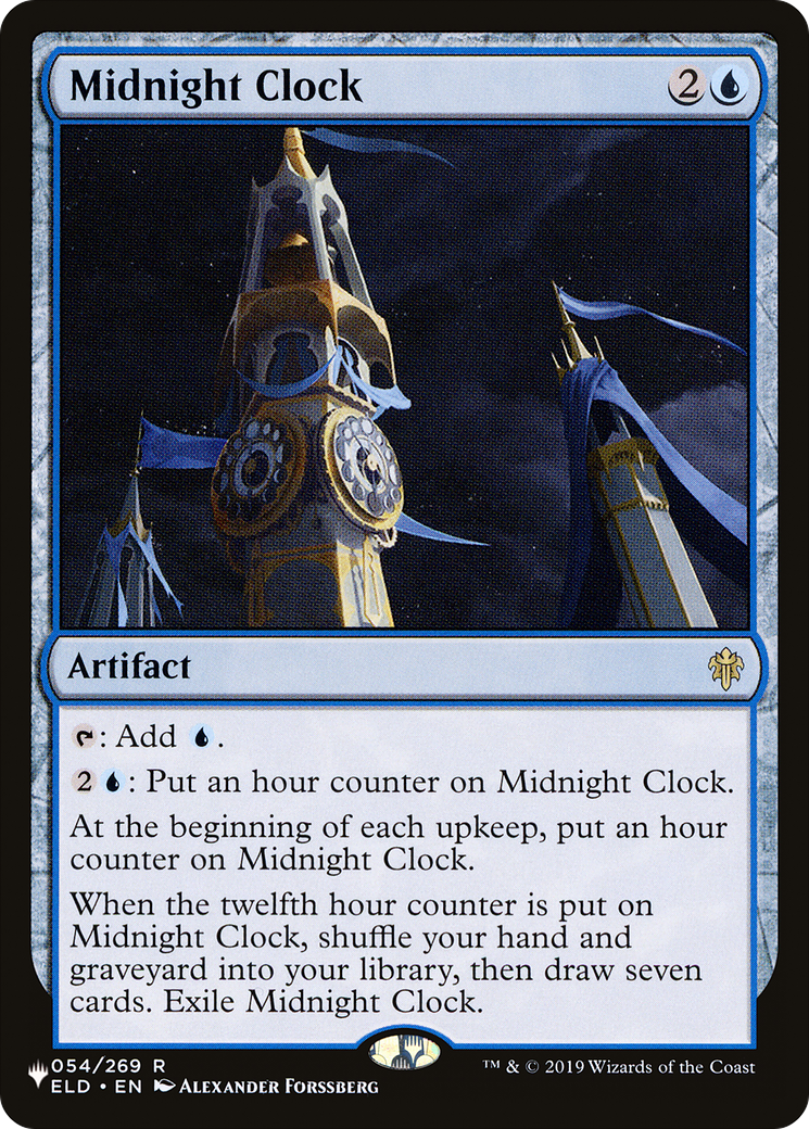 Midnight Clock (PLIST-515) - The List - Premium MTG Single from Wizards of the Coast - Just $0.08! Shop now at Game Crave Tournament Store