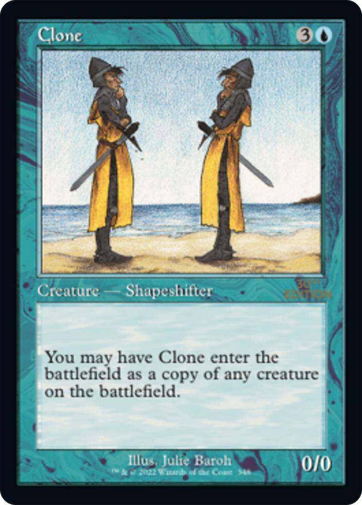 Clone (30A-348) - 30th Anniversary Edition - Premium MTG Single from Wizards of the Coast - Just $20.40! Shop now at Game Crave Tournament Store