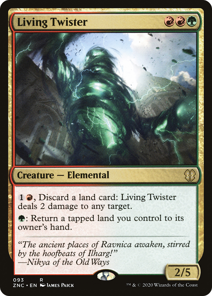 Living Twister (ZNC-093) - Zendikar Rising Commander - Premium MTG Single from Wizards of the Coast - Just $0.08! Shop now at Game Crave Tournament Store