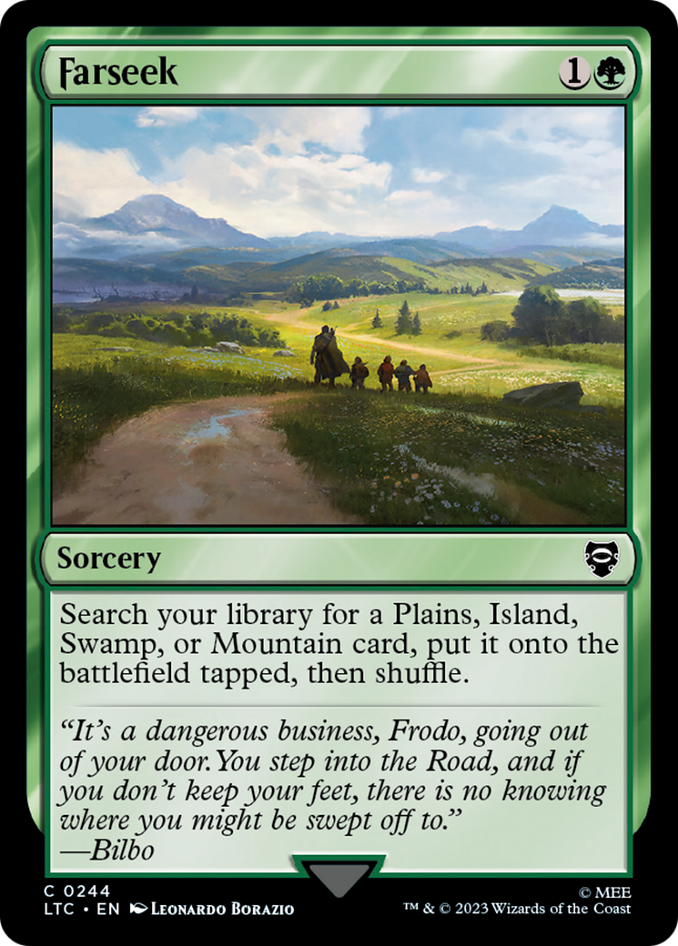 Farseek (LTC-244) - Tales of Middle-earth Commander - Premium MTG Single from Wizards of the Coast - Just $0.27! Shop now at Game Crave Tournament Store