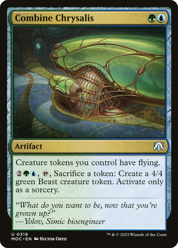 Combine Chrysalis (MOC-319) - March of the Machine Commander - Premium MTG Single from Wizards of the Coast - Just $0.25! Shop now at Game Crave Tournament Store