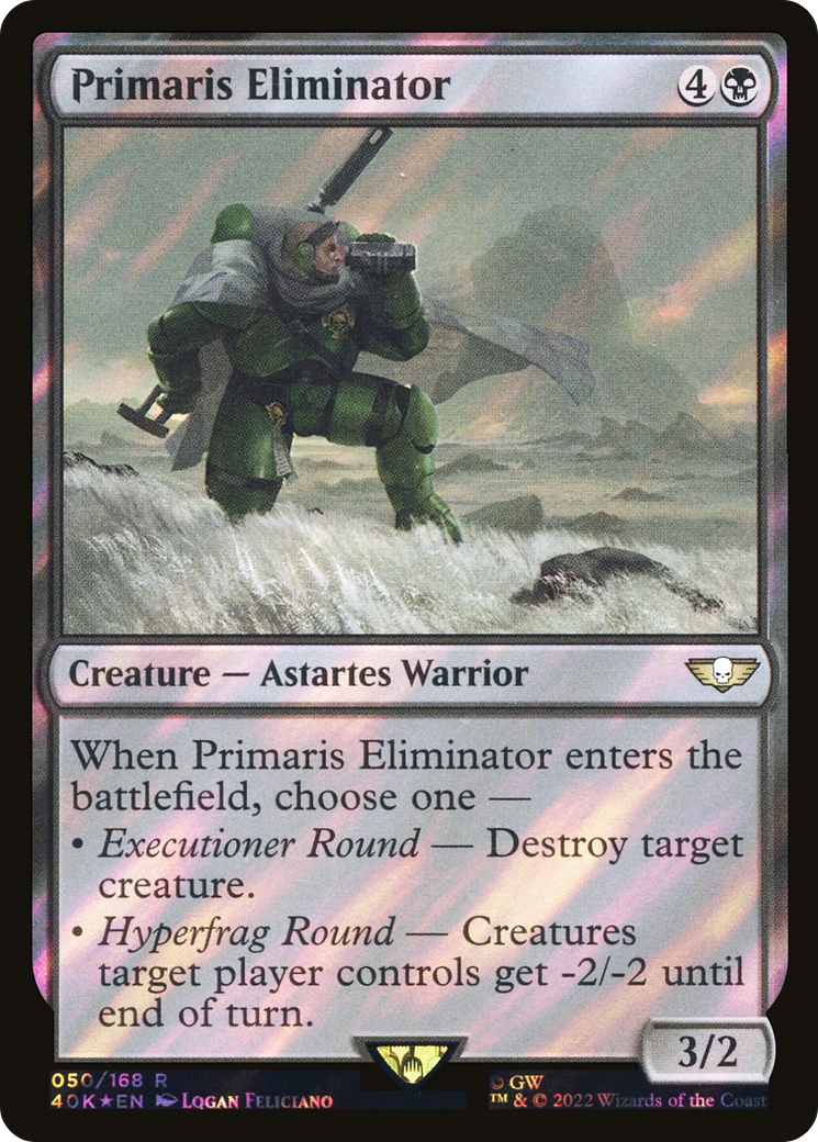 Primaris Eliminator (40K-50★) - Warhammer 40,000 Commander Foil - Premium MTG Single from Wizards of the Coast - Just $0.98! Shop now at Game Crave Tournament Store