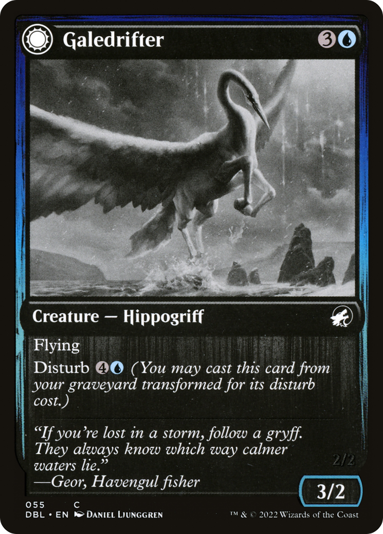 Galedrifter // Waildrifter (DBL-055) - Innistrad: Double Feature: (Double Faced Transform) - Premium MTG Single from Wizards of the Coast - Just $0.08! Shop now at Game Crave Tournament Store