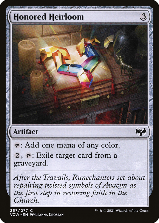 Honored Heirloom (VOW-257) - Innistrad: Crimson Vow Foil - Premium MTG Single from Wizards of the Coast - Just $0.25! Shop now at Game Crave Tournament Store
