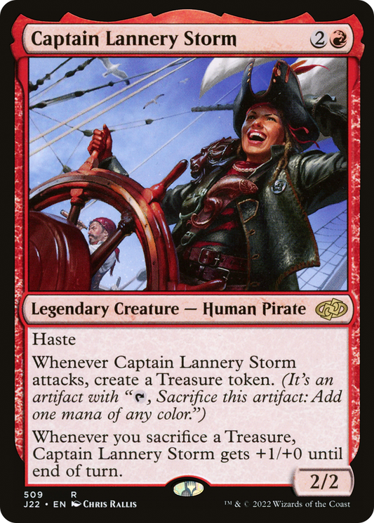 Captain Lannery Storm (J22-509) - Jumpstart 2022 - Premium MTG Single from Wizards of the Coast - Just $0.08! Shop now at Game Crave Tournament Store