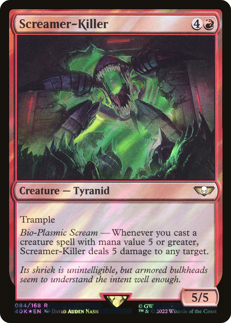 Screamer-Killer (40K-84★) - Warhammer 40,000 Commander Foil - Premium MTG Single from Wizards of the Coast - Just $0.14! Shop now at Game Crave Tournament Store