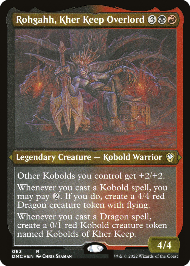 Rohgahh, Kher Keep Overlord (DMC-063) - Dominaria United Commander Etched Foil - Premium MTG Single from Wizards of the Coast - Just $0.08! Shop now at Game Crave Tournament Store