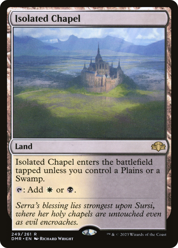 Isolated Chapel (DMR-249) - Dominaria Remastered Foil - Premium MTG Single from Wizards of the Coast - Just $0.41! Shop now at Game Crave Tournament Store