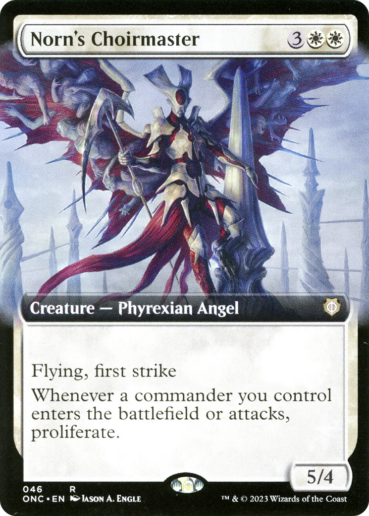 Norn's Choirmaster (ONC-046) - Phyrexia: All Will Be One Commander: (Extended Art) - Premium MTG Single from Wizards of the Coast - Just $1.21! Shop now at Game Crave Tournament Store