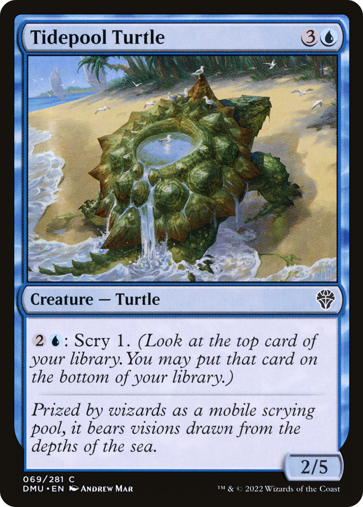 Tidepool Turtle (DMU-069) - Dominaria United - Premium MTG Single from Wizards of the Coast - Just $0.25! Shop now at Game Crave Tournament Store