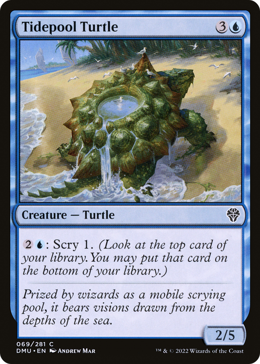 Tidepool Turtle (DMU-069) - Dominaria United - Premium MTG Single from Wizards of the Coast - Just $0.25! Shop now at Game Crave Tournament Store