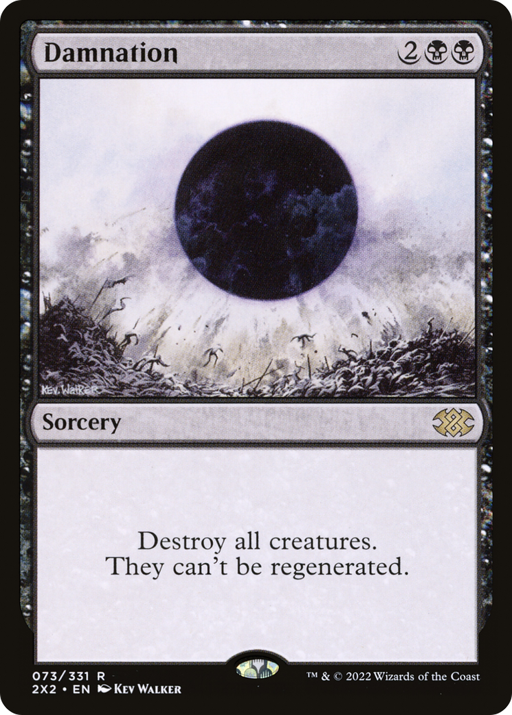 Damnation (2X2-073) - Double Masters 2022 Foil - Premium MTG Single from Wizards of the Coast - Just $4.96! Shop now at Game Crave Tournament Store
